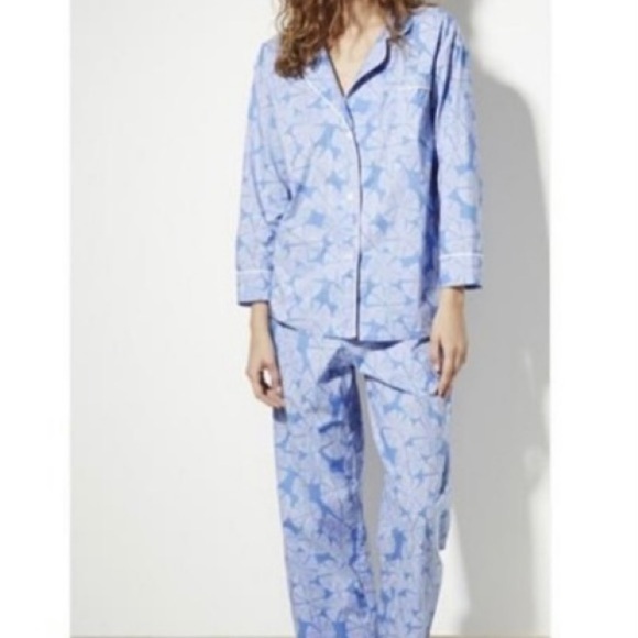 Marigot Lorient Pajama Top Size XS Marine Pinwheel - Picture 2 of 10